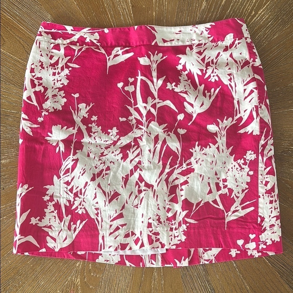 Pink Floral Skirt